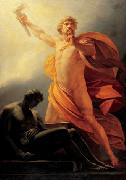 Heinrich Friedrich Fuger Prometheus brings Fire to Mankind Spain oil painting artist